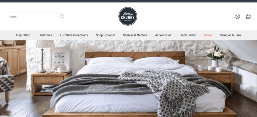 Funky Chunky Furniture Shopify Website