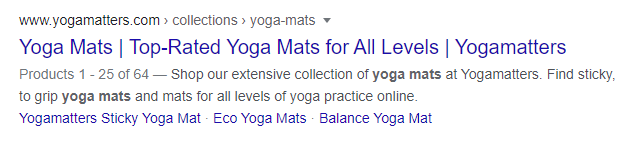 Ypga Mat Organic Listing