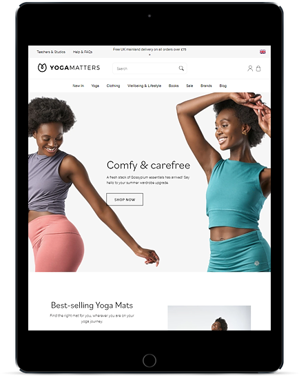 Yogamatters Shopify Website
