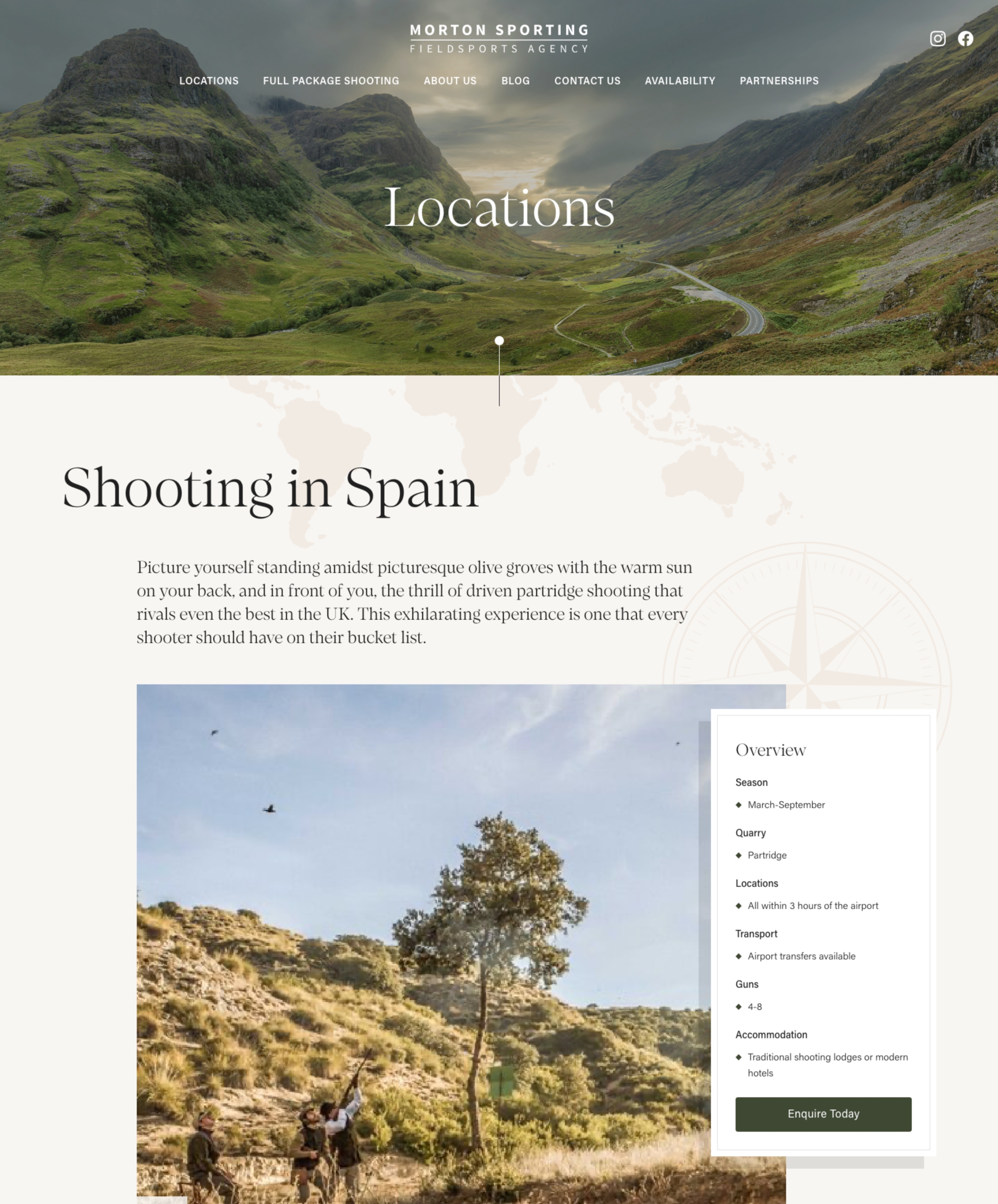 Morton Sporting shooting locations page