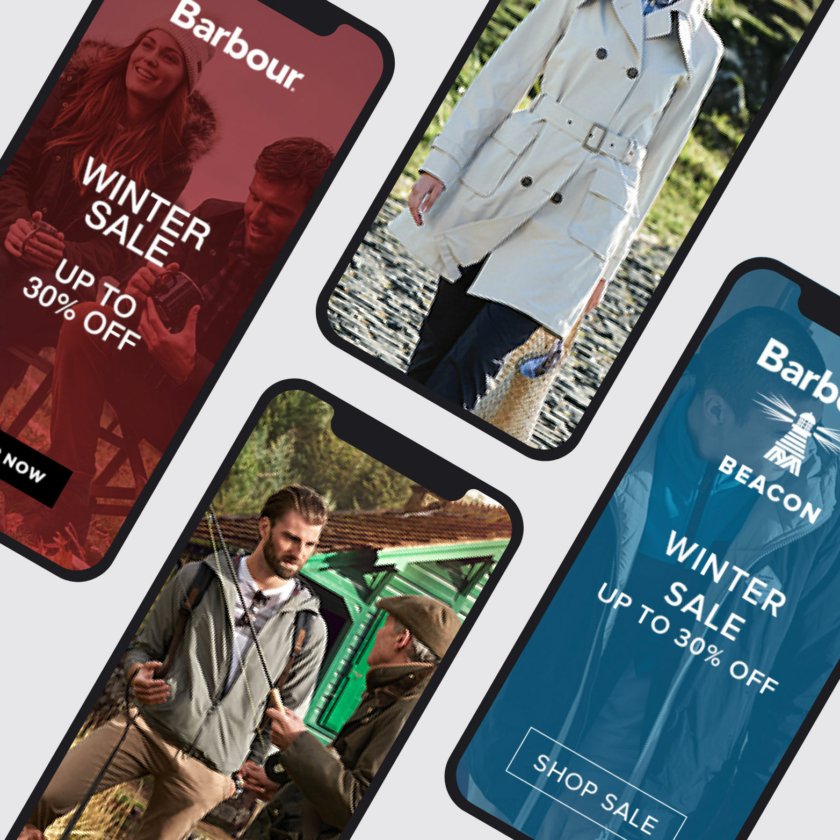 Barbour adverts