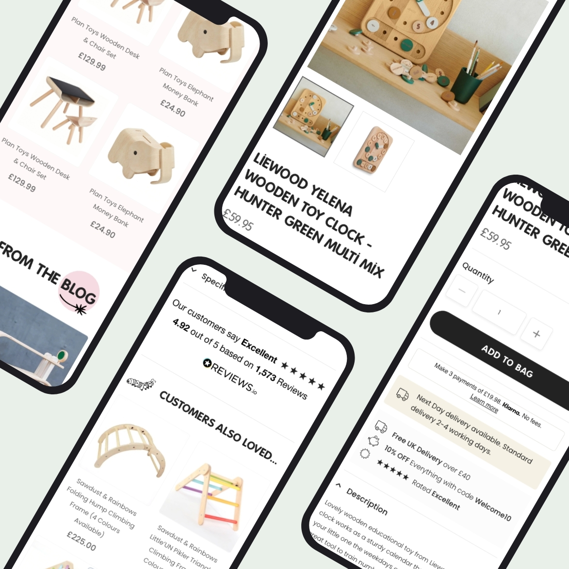 Sorens House website on mobile