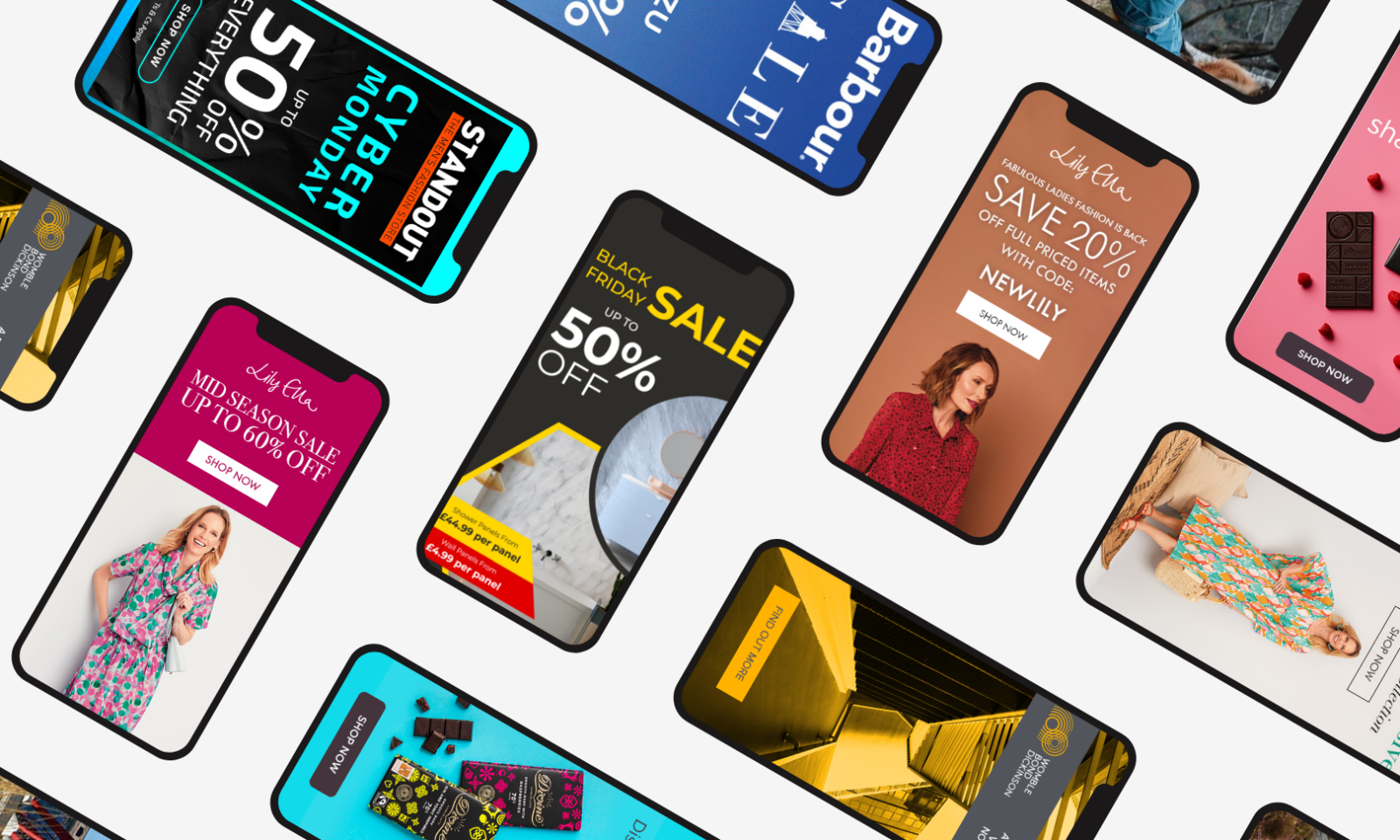 Examples of online advertising projects