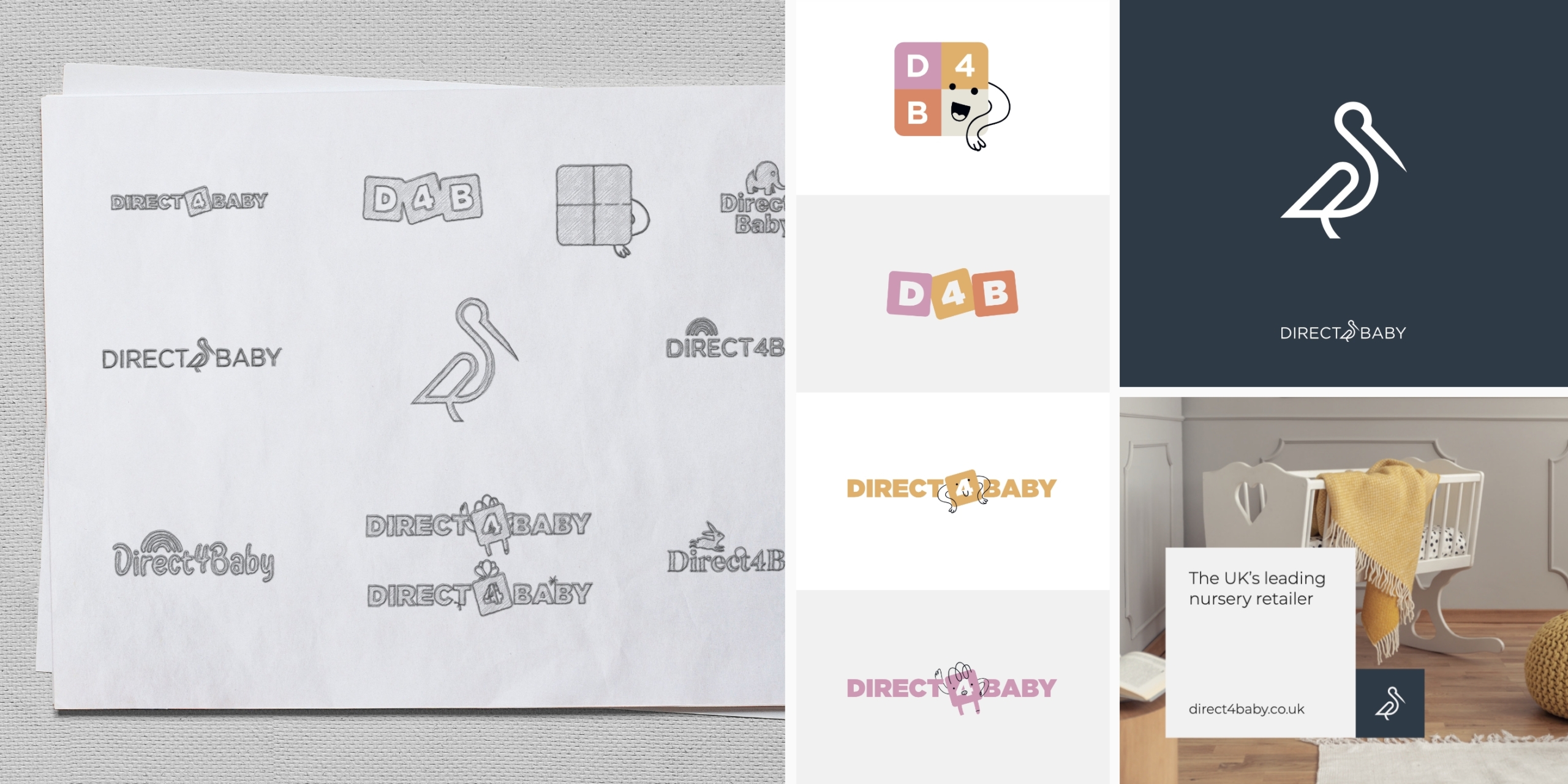 Logo design ideas, sketches and mockups