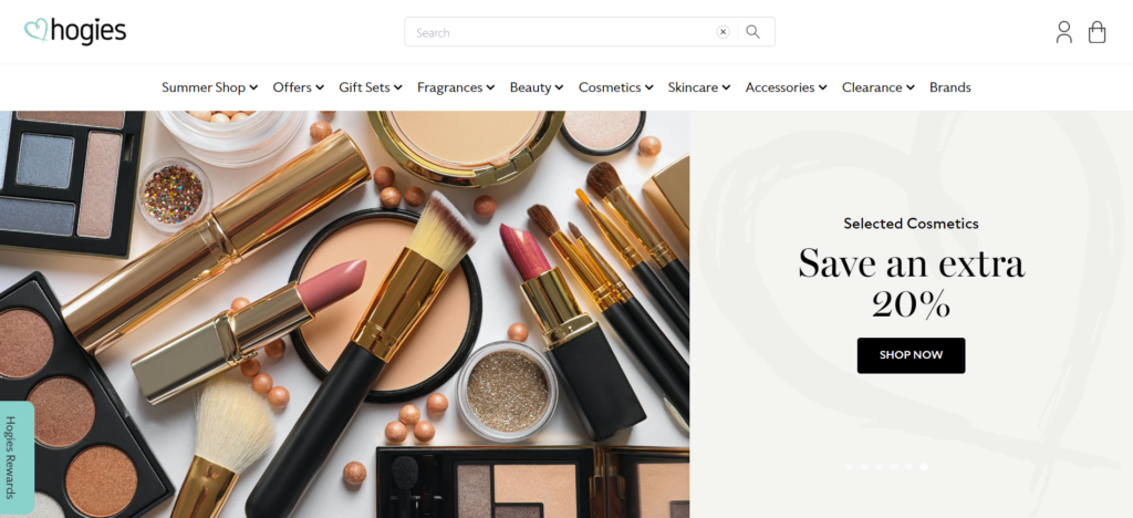Hogies Online Shopify site