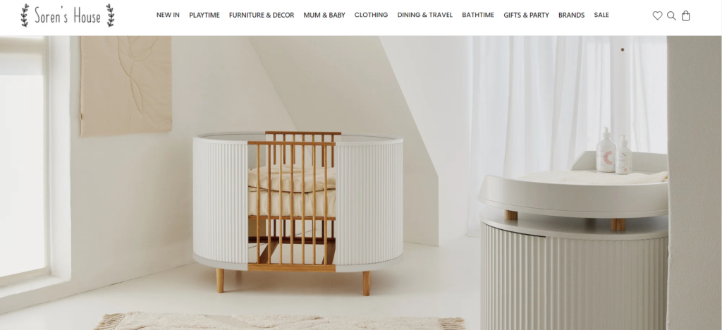 Soren's House Shopify site