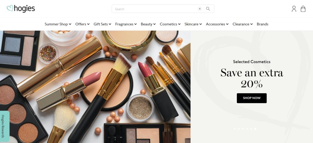 Hogies Online Shopify site