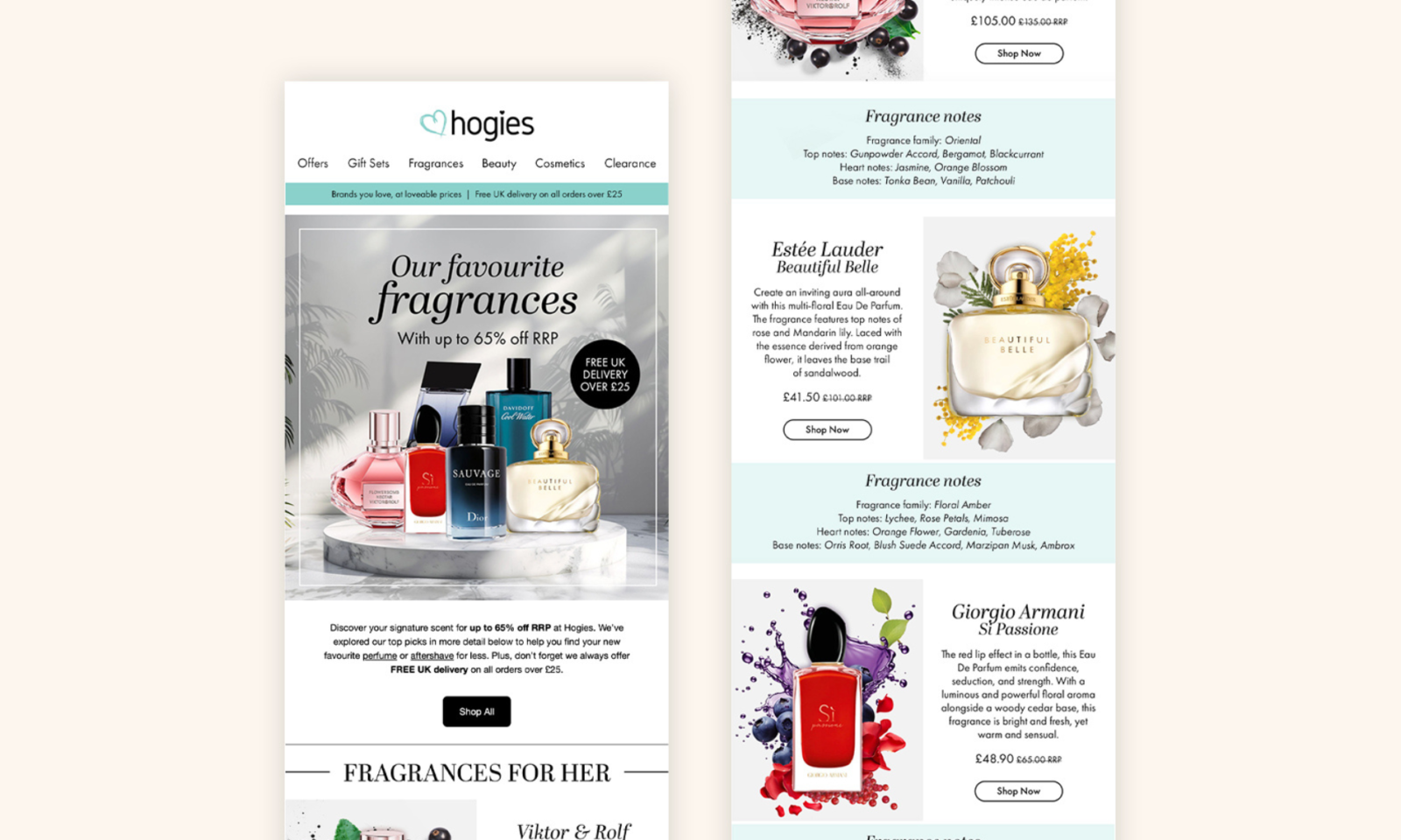 Email marketing benchmarks for health and beauty brands