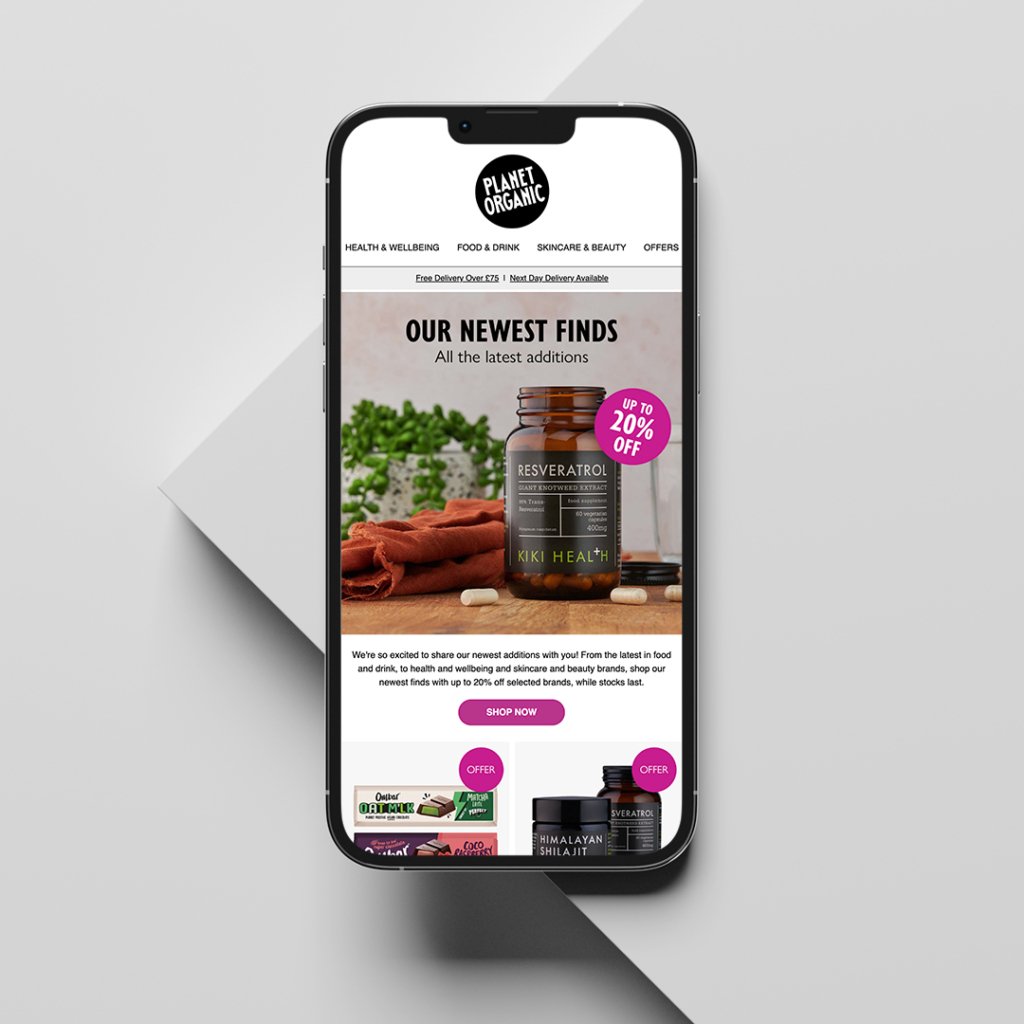 Example of luxury grocery marketing