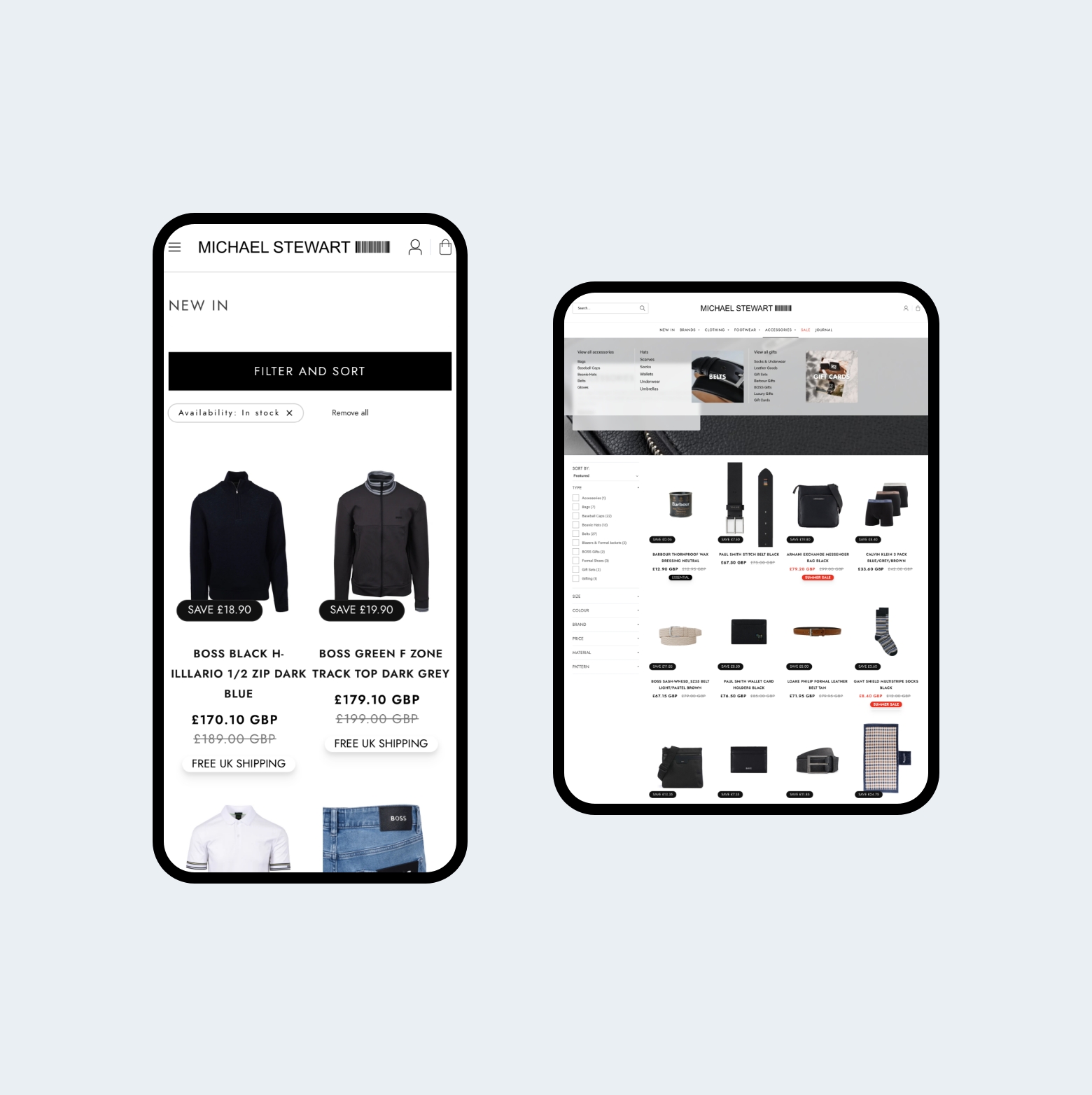 Michael Stewart menswear